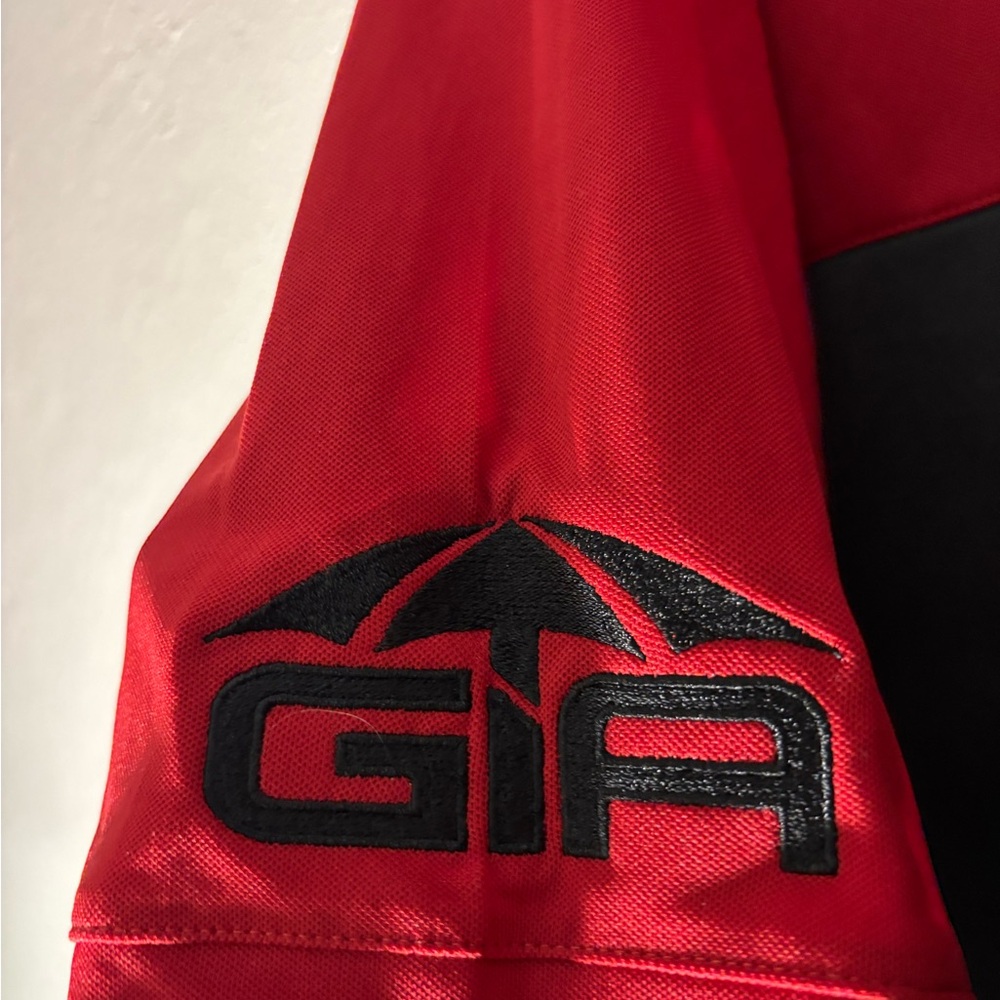 Nike Red and Black Polo Shirt - Picture 3 of 4